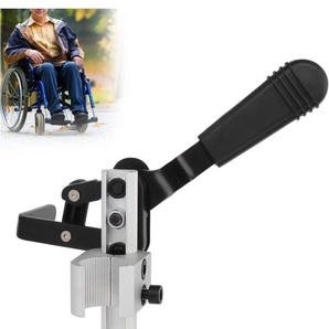 ▲車椅子ブレーキ、PortableAluminum の側面の台紙 アセンブリ車椅子のハンド アセンブリ取り替えの付属品 (Color : Left piece)