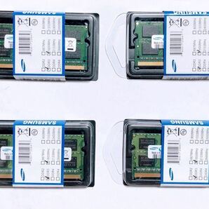 8GBx4枚32GBセット新品 未開封 Samsung DDR3 1600MHz PC3L-12800S SODIMM 204pinノートメモリ