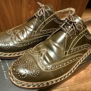 ハインリッヒディンケラッカー BUDA / ブダ UK8 コードバン ウィングチップ ダークブラウン