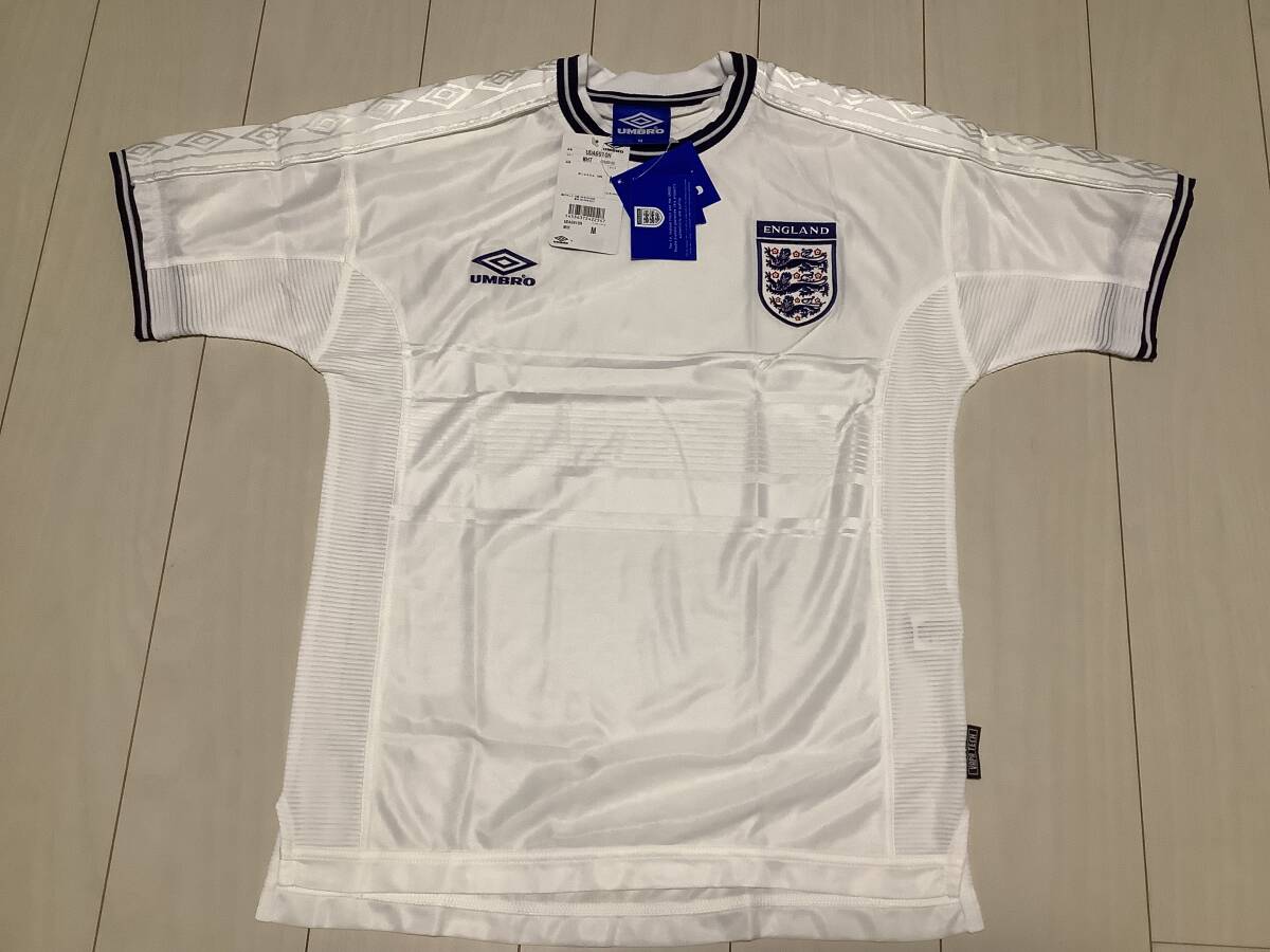 アンブロ　イングランド代表　ユニホーム 90s イギリス製 L イングランド代表 1990 ホーム 半袖 ユニフォーム 復刻モデル