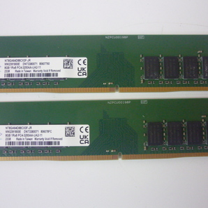 30日保証 中古メモリー■ DDR4 16GB(8GBx2枚)/NANYA NT8GA64D88CX3F-JR(管7112504)