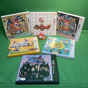 Nintendo 任天堂 3DS ソフト 妖怪ウォッチ 妖怪ウォッチ2 元祖 本家 マリオ他 中古品 動作一部確認