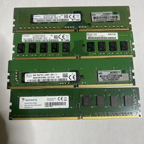 SAMSUNG SKhynix 8GB PC4-2400T 3枚 ADATA 8GB PC4-2133P 1枚セット