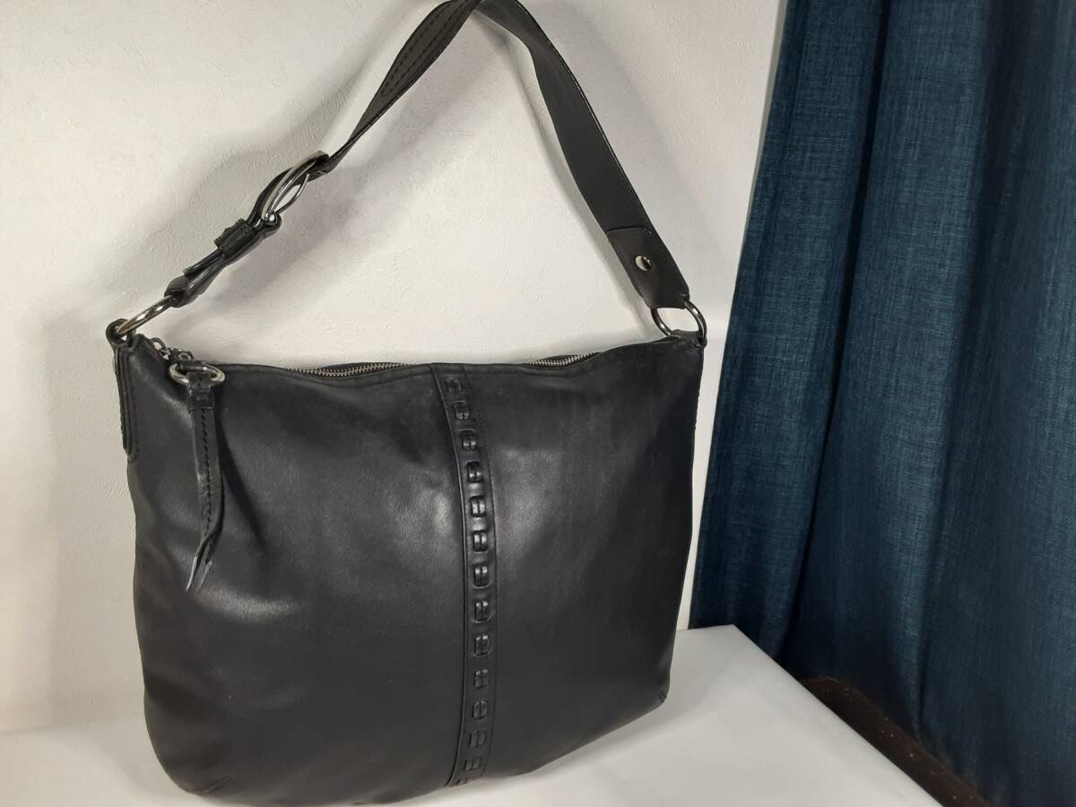 美品◎ コーチ ソーホー 肩かけ可 ワンショルダーバッグ 黒 キャンバス レザー 極美品 コーチ coach ソーホー ワンショルダーバッグ ブラック レザー