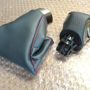 ★送料無料発送選択可★LEXUS ES Fスポーツ レクサス純正 ディンプルレザーシフトノブ&レッドステッチシフトブーツ 2点セット未使用 FSPORT