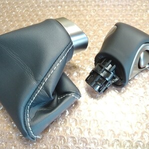 ★送料無料 発送方法ご選択可★ LEXUS ES レクサス純正 スムースレザーシフトノブ&ライトグレーステッチシフトブーツ 2点セット 未使用新品