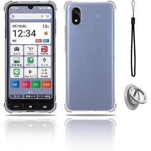 For ZTE かんたんスマホ4 A402ZT ケース マホケース かんたんスマホ4 A402ZT 対応 クリア 475