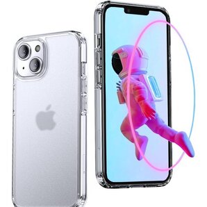 半透明!指紋防止! McDuLL iPhone 14 下防止 iPhone 14 6.1インチ マット・クリア 611
