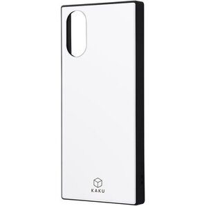 イングレム Xperia 5 V SOG12 SO-5 ケース 耐衝撃 ハイブリッドケース KAKU/ホワイト 1174