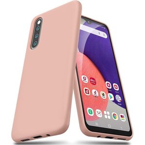 サムスン ギャラクシー A41 シリコン ケース SC 防止 スクラッチ防止 滑り防止 ピンク WY86-111 1289