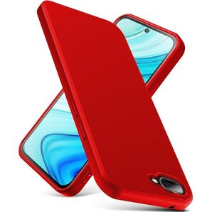 Oppo Reno A ケース 耐衝撃 シリコン TP ラック黄変防止 脱着簡単 赤C87-AReno A-08 1329