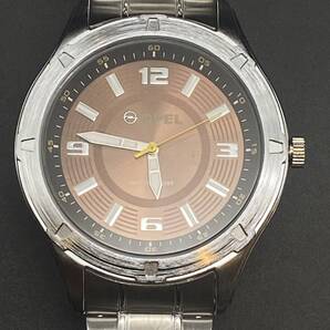 250205【腕時計】未使用 オペル OPEL メンズブラウンダイヤルウォッチ WATER RESIST メンズ