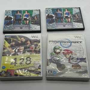 80】100円~ Резюме Игровые кассеты Wii Mario WiiParty 428 Resident Evil и т.д. Не подтверждено, чтобы работать.