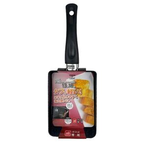 パール金属 タフ&ライト ダイヤモンドマーブルコート玉子焼 13×18cm