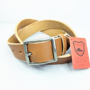 栃木レザー 本革ベルト 33mm幅 レザーベルト 一枚革 キャメル 栃木レザーベルト 紳士 牛革