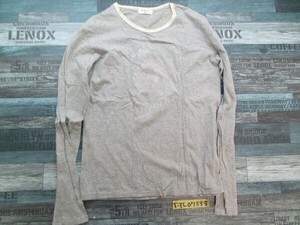 EDIFICE EDIFICE мужская печатная футболка с длинным рукавом 38 серый