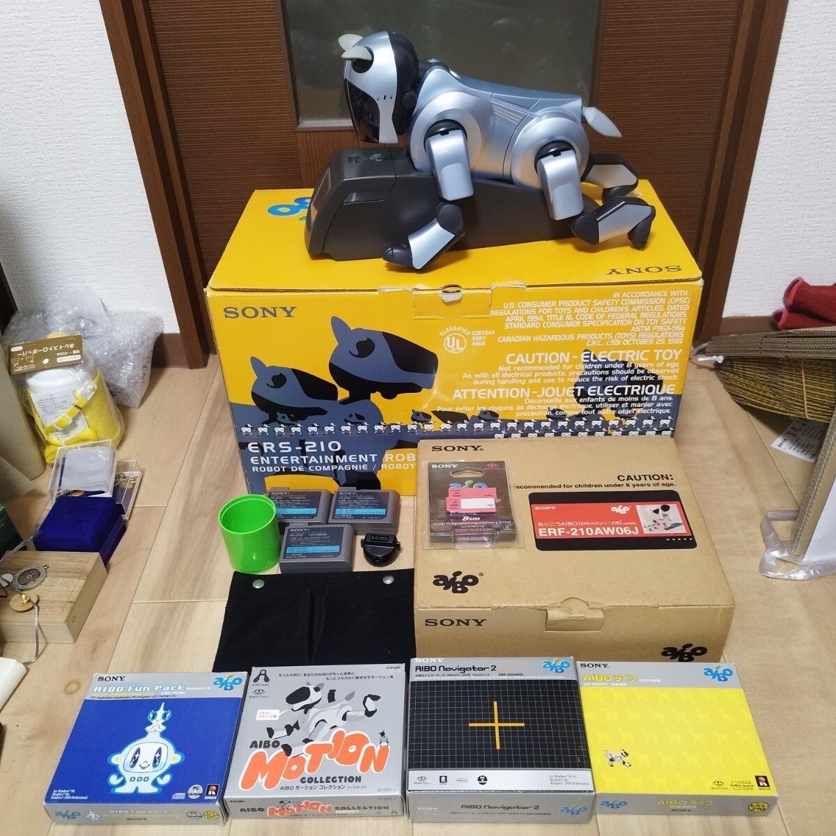 Yahoo!オークション -「sony aibo ers-210」の落札相場・落札価格