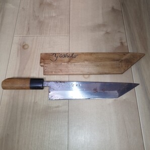 【希少】有次 特性 うなぎ包丁 刃渡り約22cm 鞘付き うなぎ裂包丁 鰻裂包丁 和包丁