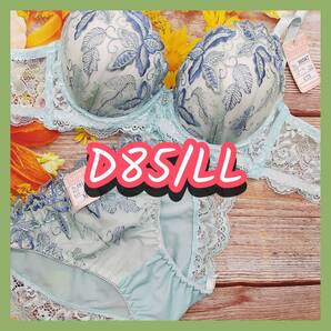 D85014-P D85/LL【新品 インナー レディース ブラ・ショーツセット D85カップ LLサイズ グリーン】