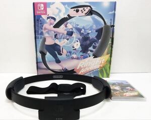 任天堂 Switch ソフト リングフィットアドベンチャー リングコン/レッグバンド/箱 セット スイッチ