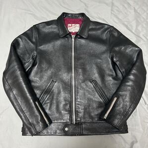 【超美品/着用2回のみ】addict clothes AD-01 アディクトクローズ size 44 ホースレザー ホースハイド 芯通しブラック コルセア