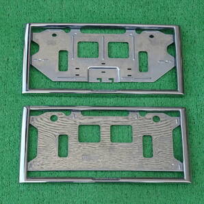 ホンダ アクセス 純正 ナンバーフレーム ライセンスフレーム メッキタイプ 前後セット JF3 JF4 JF5 JF6 JG3 JG4 JH3 JH4 JJ1 JJ2 PP1