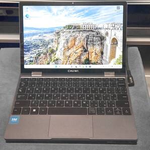 【超美品】 CHUWI MiniBook X N100 2in1 ノートパソコン メモリ12GB ストレージ512GB バッテリー劣化無し