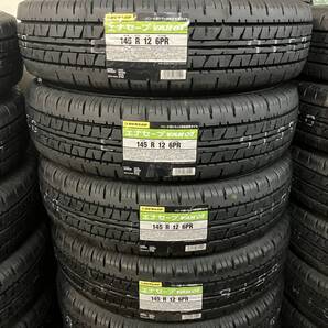 個人宅でも送料込み!!145R12 6PR ダンロップ エナセーブVAN01 24年製造 4本★軽トラや軽バンなど ③