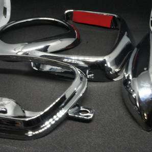 新品 ジョルノ・ジョルカブメッキパーツ4種 AF53 AF24 ホーンカバー メーターカバー フェンダーマスコット テールランプガーニッシュ