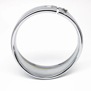 新品ヘッドライトトリム リング 5.75インチ ハーレー スポーツスター オプション ライト用 ’94~’99FXSTC ダイナFXD ジョルカブ