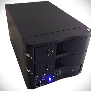 【Century】USB32.0/eSATA接続SATA対応3.5インチHDD2台収容ケース(裸族の二世帯住宅)CRNS35EU2