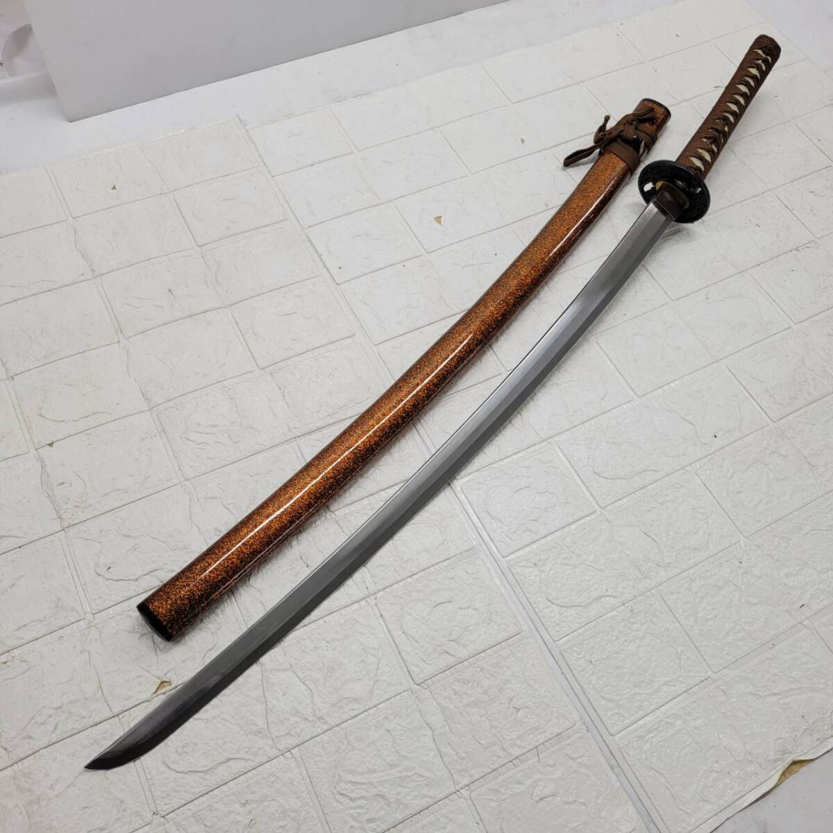 模造刀　アンティーク 模造刀 金茶大刀（並刀身・上仕上げ） SW-200LH 【送料無料】 商品詳細