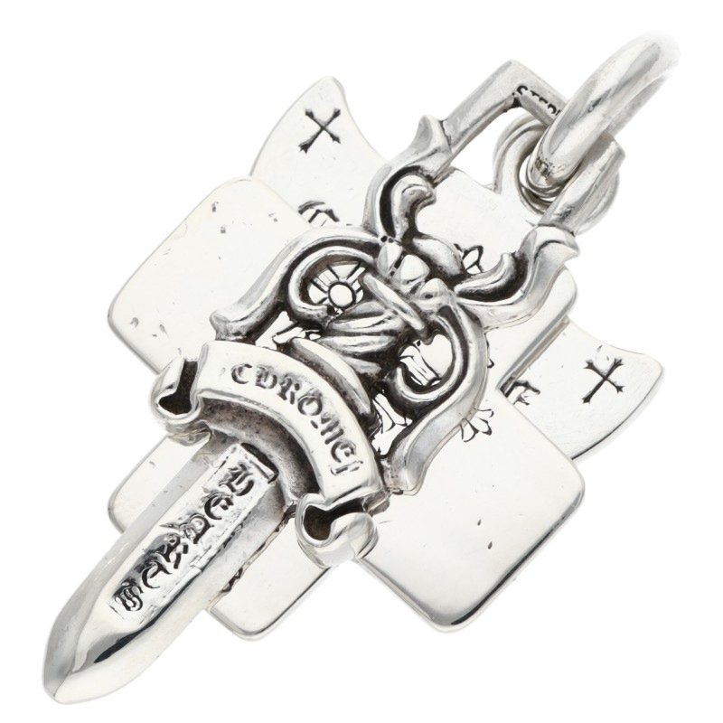 クロムハーツ ネックレストップ 3TRINKETS OLD スリートリンケッツ 