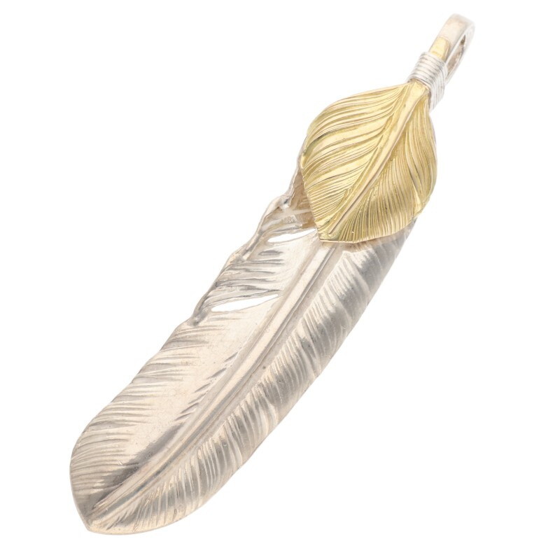 ゴローズ サイズ:特大 上金特大フェザー 右向き ネックレストップ 中古 NO0