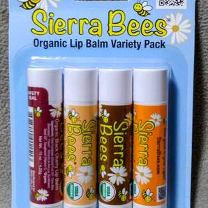 ■送料無料■シエラビーズ オーガニックリップクリームバリューパック 4種類 リップバーム