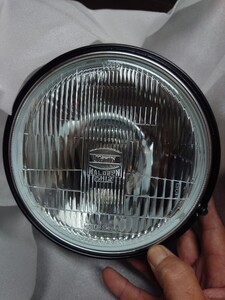 未使用品 デイトナ ヘッドライト 22714 ブラックリム ライト径 153Φ