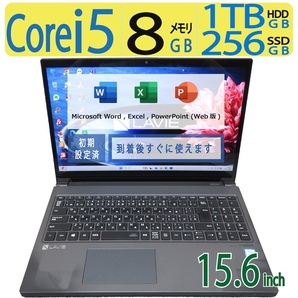 【テンキー・カメラ搭載】◆NEC LAVIE Direct NEXT PC-GN235BADF / 15.6型 ◆ Core i5 / 256GB SSD+ 1TB HDD / 8GB ◆ win11 / Office