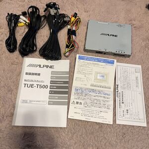 TVチューナー TUE-T500 アルパイン 4地上デジタルチューナー ALPINE チューナー 地デジチューナー