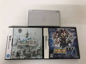 【説明欄必読】Nintendo DSLite 本体 ゲームソフト 2点まとめ ファイナルファンタジーIII スーパーロボット大戦W A