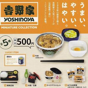 A-11 コンプ 吉野家 ミニチュアコレクション 全5種 フィギュア ミニチュア