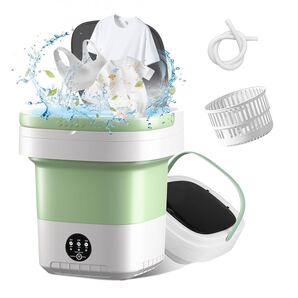 小型洗濯機 折りたたみ 12L大容量 バケツ式 脱水機能付き泥汚れ 上履き 洗車タオル ダニ予防 省エネ