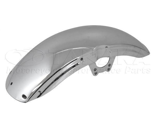 ダックス用　ノーマルタイプ メッキフロントフェンダー[Y268] 田中商会