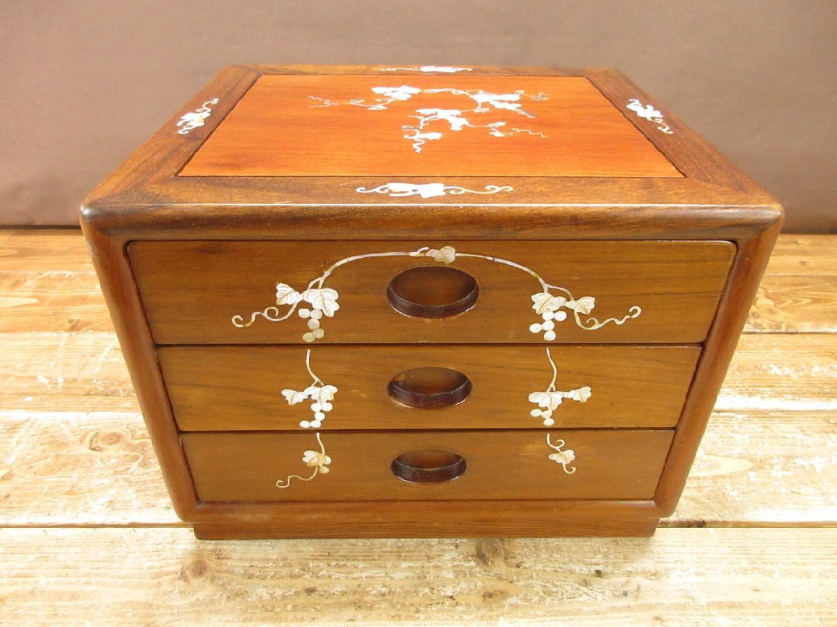 極細密螺鈿　小型　棚　江戸期 螺鈿棚 インテリア 骨董品 | HORIDASHI市