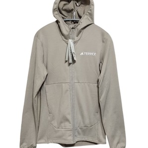 【新品】adidas TERREX ライトフリース フードジャケット L ベージュ