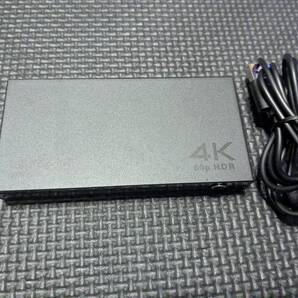 ◎0711u0638 エレコム HDMI切替器 (セレクター) 3入力1出力 4K(4096×2160)60Hz 選べる自動・手動切替機能 ブラック DH-SW4KB31BK/E