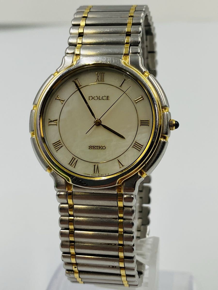 セイコー 腕時計 ドルチェ 1Pダイヤモンド 訳有 中古品 (104105) セイコー 腕時計 ドルチェ 1Pダイヤモンド 訳有 中古品 (104105