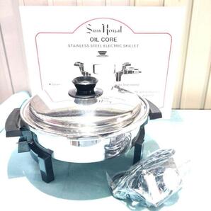 超美品 ロイヤルクイーン サンロイヤル 電気フライパン@