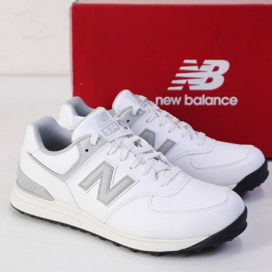 未使用 24cm 2E ニューバランス ゴルフシューズ UGS1001Wホワイト 未使用 24cm 2E ニューバランス ゴルフシューズ UGS1001Wホワイト 未