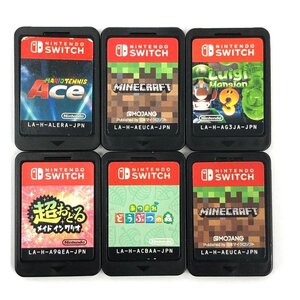 Nintendo 任天堂 スイッチ用 ソフト おまとめ マインクラフト/あつまれ どうぶつの森/他【DKAO2081】