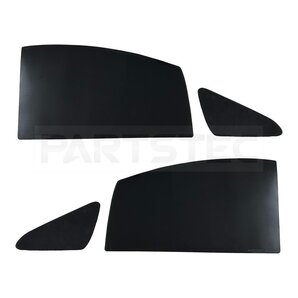 30系 アルファード ヴェルファイア 透過率5% スモークフィルム風 サンシェード 脱着可能 運転席 助手席 ドア 左右セット / 146-242 NF*